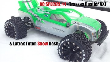 RC SPECIAL #1 - Traxxas Rustler VXL & Latrax Teton Snow Bash
