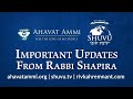 Special Updates For The Conclusion Of Ba Midbar With Rabbi Dr Itzhak Shapira Special Updates For The Conclusion Of Ba Midbar With Rabbi Dr Itzhak Shapira