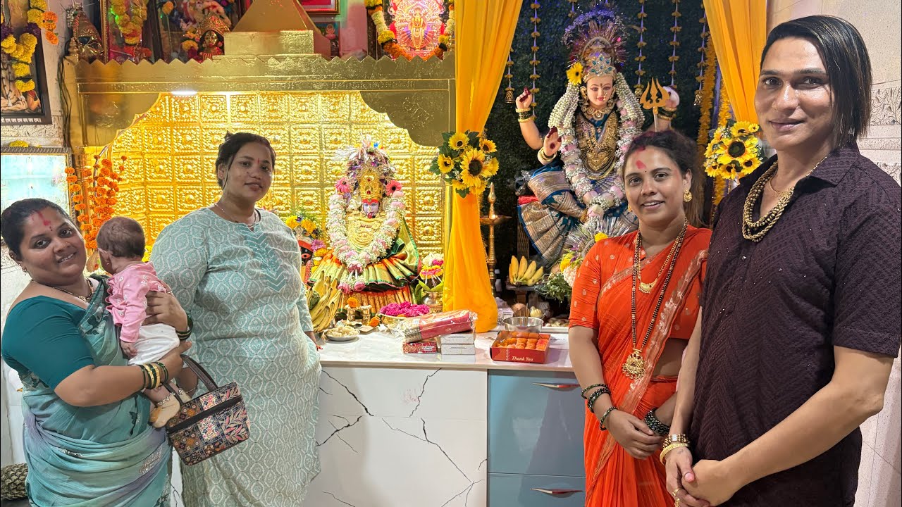 महाकाली ची भेट नवरात्री दिवस सातवा 🧡॥ खूप गाणी बोलून नाचलो 😍॥