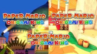 Paper Mario The Origami King - Snif City/Shroom City Mashup
