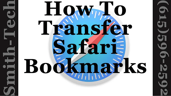 Apple Safari Tutorial - How To Transfer Your Bookmarks To Another Computer