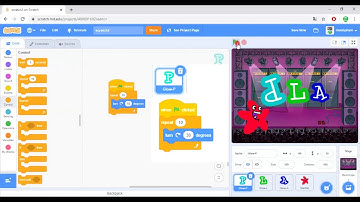 การใช้ scratch เขียนโค้ดแอนนิเมชั่นอย่างง่าย
