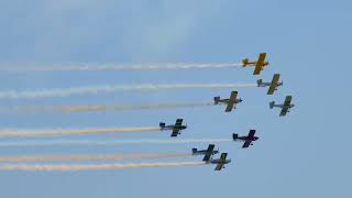 Kc Flight Formation Team Various Vans Rv Aircraft 2023 Garmin Kc Air Show Friday Practice