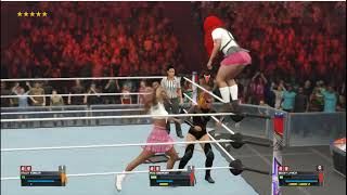 Becky Lynch vs Rias Gremory vs Stacy Keibler - WWE 2K23 Triple Threat match - Rematch#2 Part 2/2