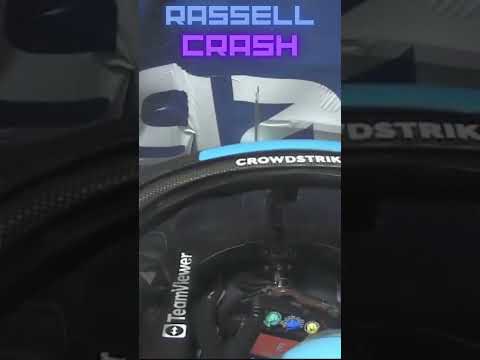 Видео: George RUSSELL Last Lap Crash in Singapore | F1 2023 #formula1