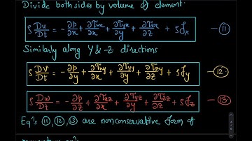 Momentum Equation in Differential Non-Conservative Form