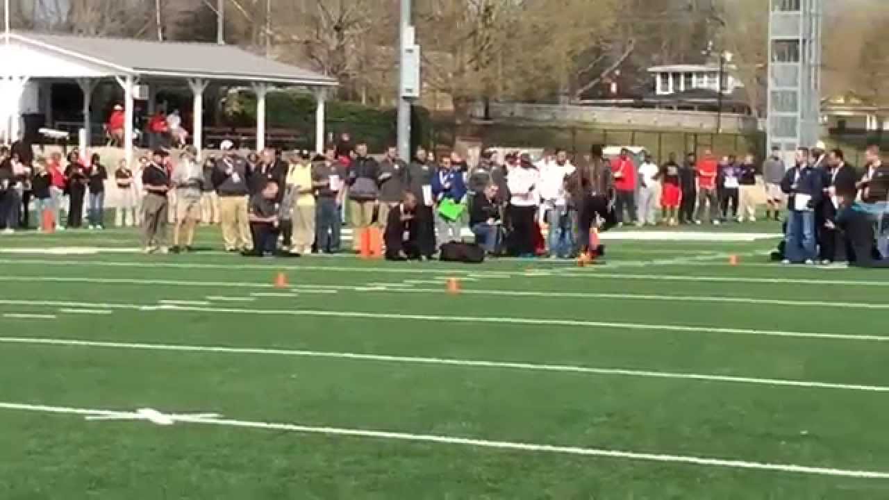 JONATHON RUMPH, UGA Pro Day 2015 (40-yard dash)