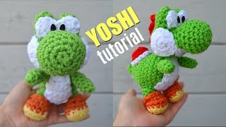 Yoshi Amigurumi Tutorial  Crochet Step by Step | Free Pattern