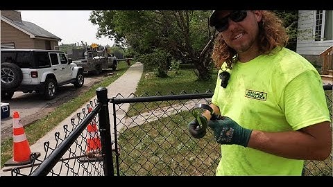 DIY Chain Link Video 5: Mesh Installation