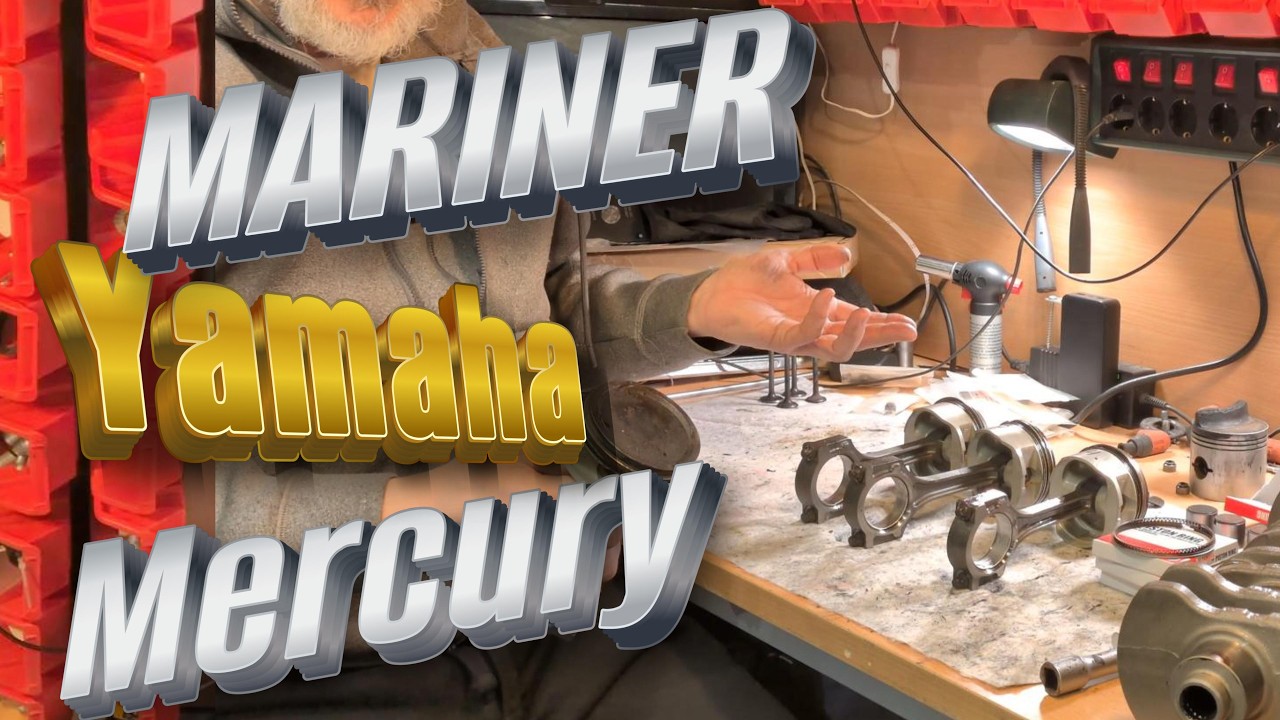 Mariner Mercury Yamaha 90hv  koneremontin jatkuu (osa2)