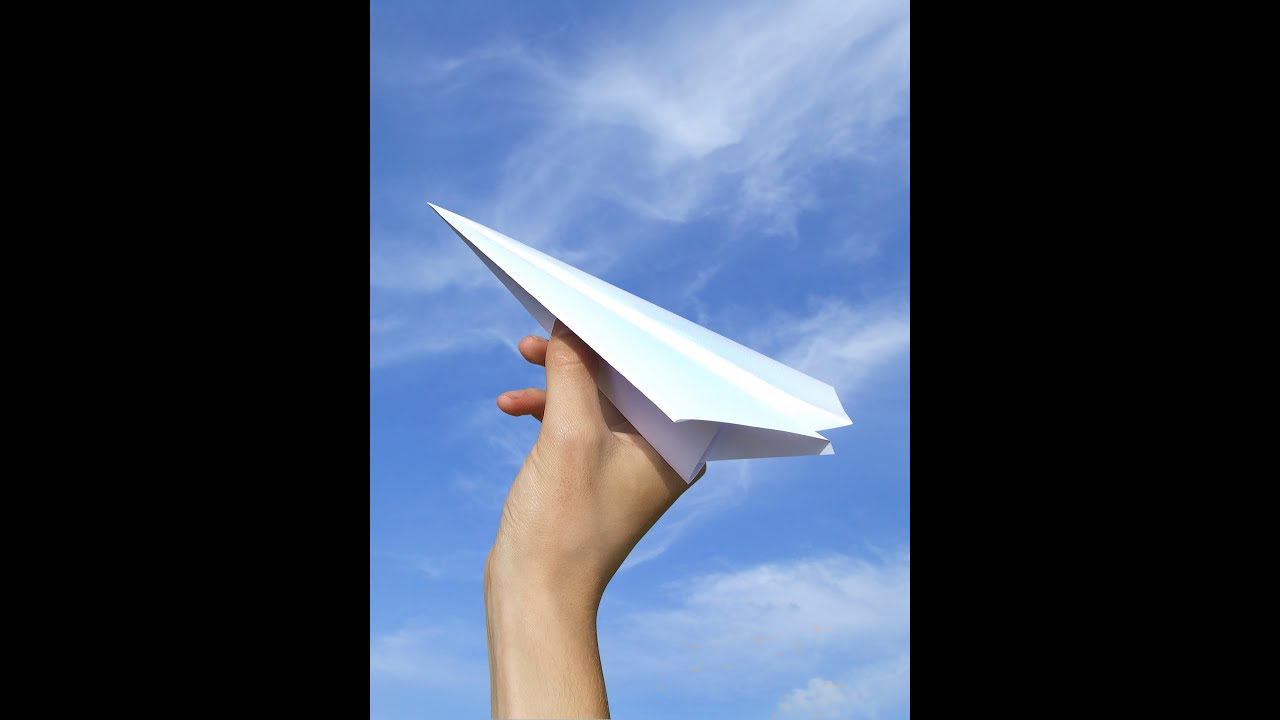How To Make A Paper  Plane - Fly Far