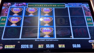 Lightning Link Best Bet Slot Machine 5 Dollar Bet Bonuses!