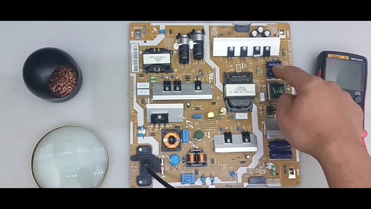 87 DIAGNOSTIC COMPLET DÉPANNAGE TÉLÉVISION 55 P SAMSUNG YouTube