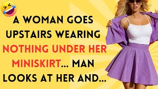 🤣 BEST JOKE OF THE DAY! 🤣 A Woman Goes Commando In A Miniskirt And... Daily Jokes