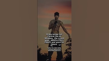 Thumbnail of drake brings out central cee at wireless — doja (crowd erupts)
