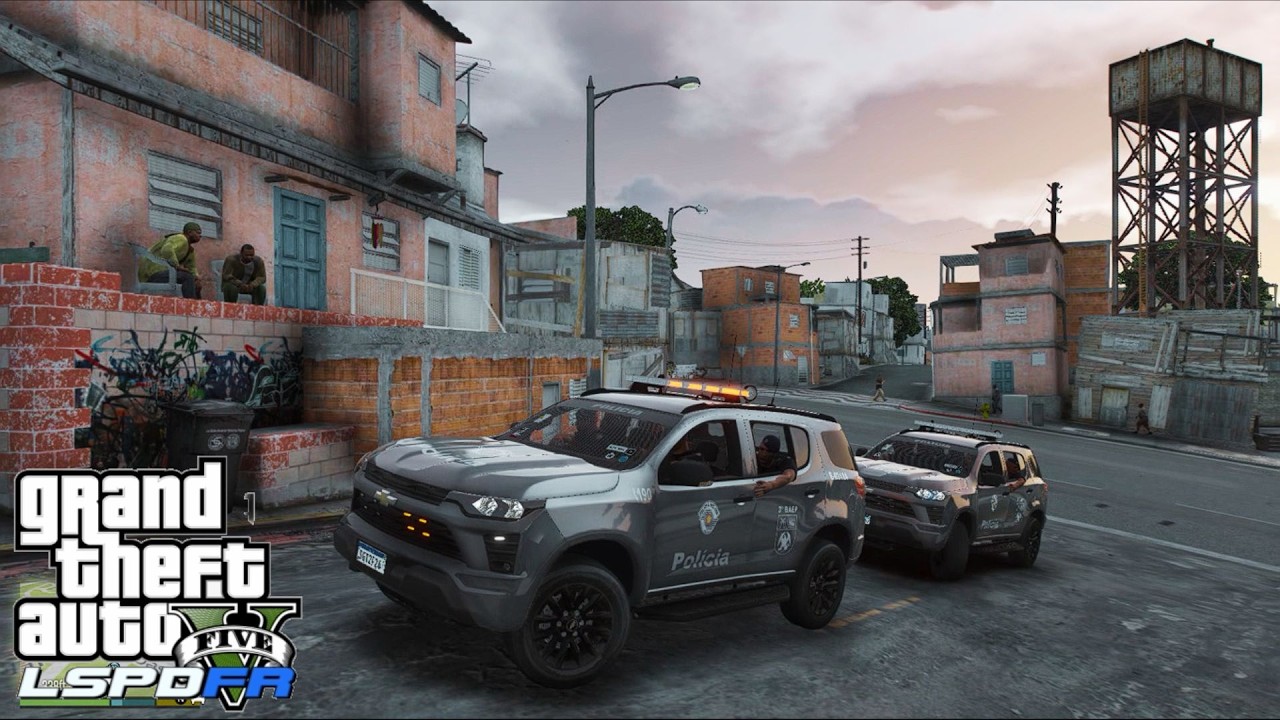 OPERAÇÂO NA FAVELA CONTRA O TRÁFICO DE DROGAS COM 3 PRESOS + ROUBO A RESIDÊNCIA | GTA 5 LSPDFR 🚔☠️