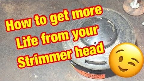 Strimmer / Trimmer Bump Feed Head ( How to make it last longer )