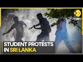 Police fire tear gas and water on protestors  sri lanka news  wion