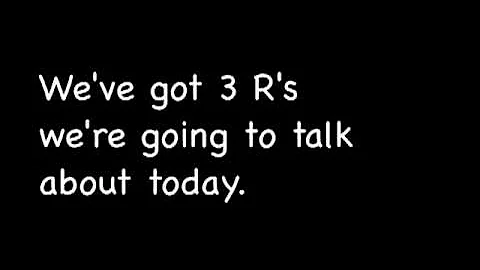 Jack Johnson - The 3 R's (Unofficial Lyric Video)