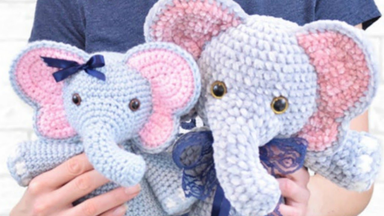 Crochet Elephant Crochet Amigurumi Elephant Tutorial for Beginners YouTube