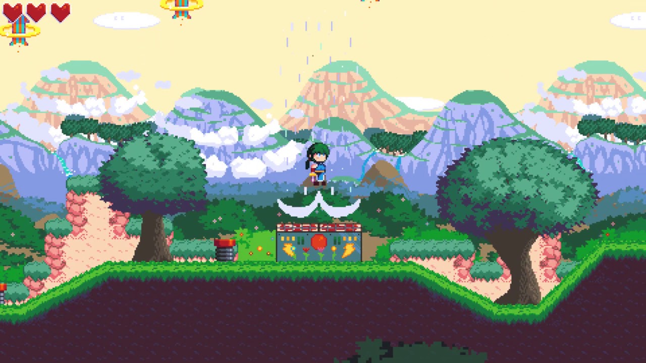 #gamedev [NANASHI PROJECT] - testing jumpers and ladders - YouTube