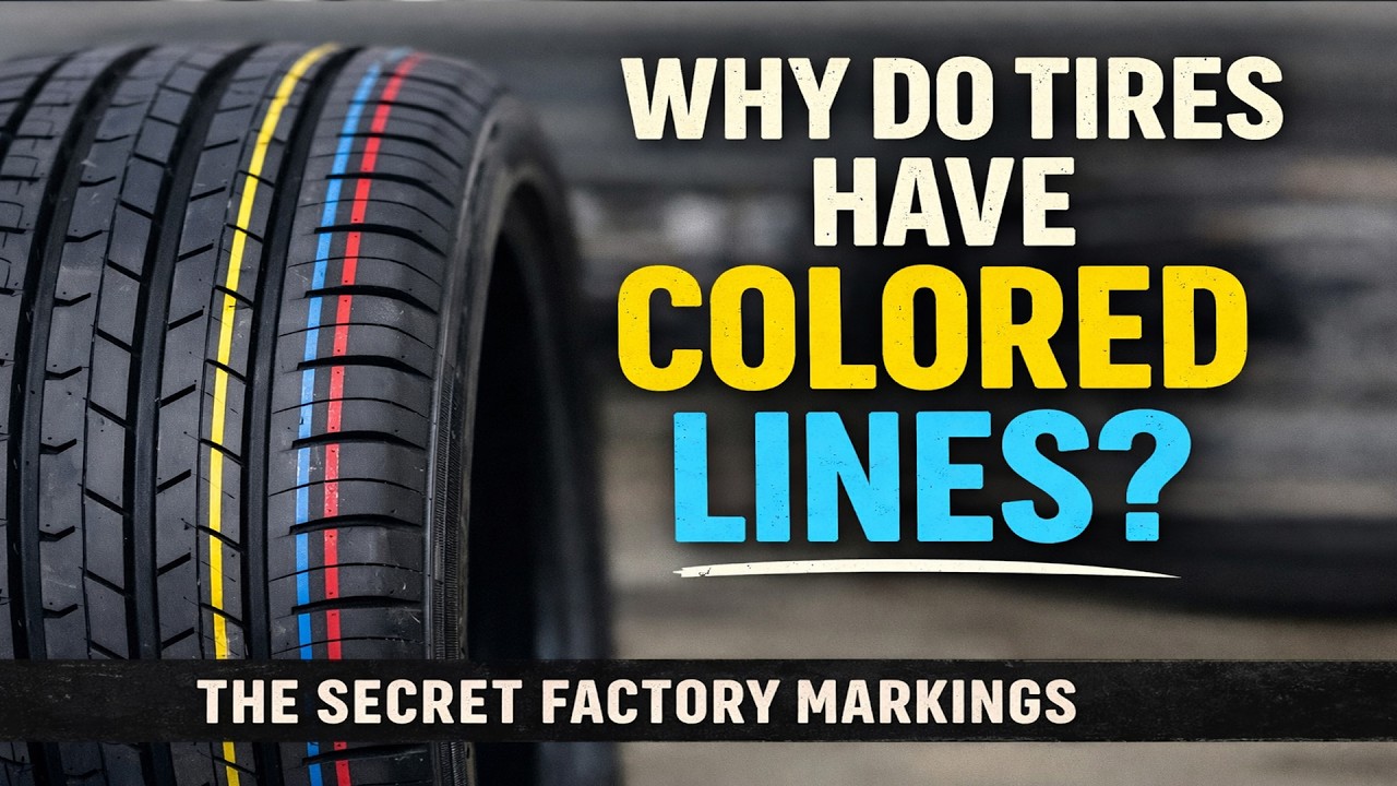 Why Do Brand New Tires Have Colored Stripes on Them?