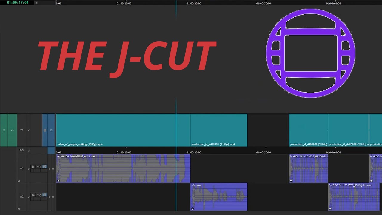 How to perform a J-Cut with Avid Media Composer - YouTube