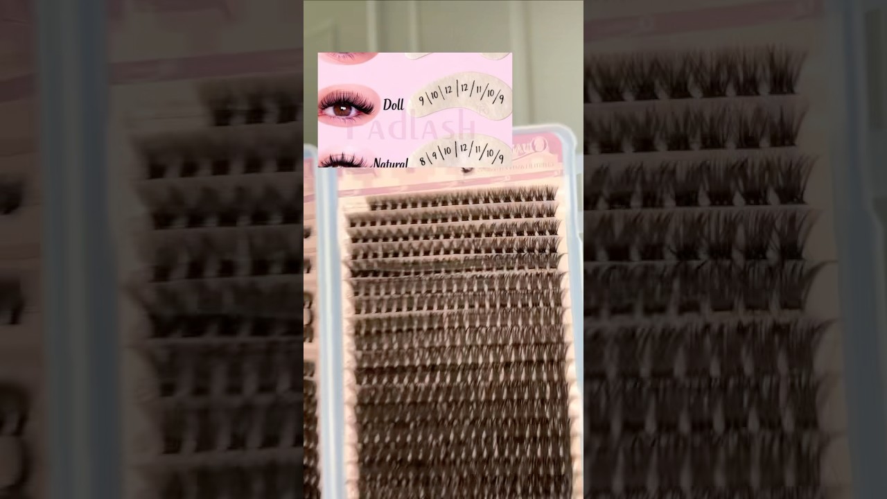 hey besties, let’s do my lash clusters together 🎀