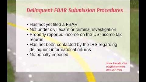 OVDP IRS Streamlined Offshore Voluntary Disclosure Program