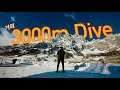 고도 3,000m, 신호 끊기면 끝장입니다. 드론 걸고 찍어온 스위스 역대급 다이브