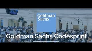 Goldman Sachs Interview Problem#1