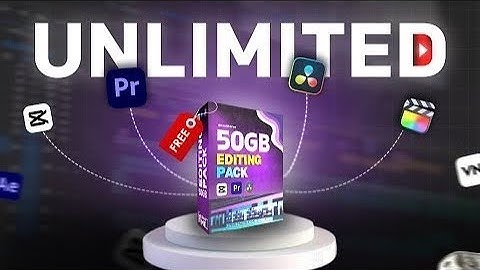 50GB Ultimate Video Editing Pack for Free | Editing Resources Pack #youtube