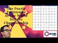 The Puzzle To Attempt At The World Sudoku Championship