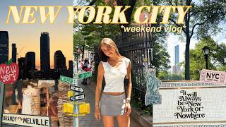 a weekend in new york vlog 🚕🗽*shopping, eating, + exploring the city*