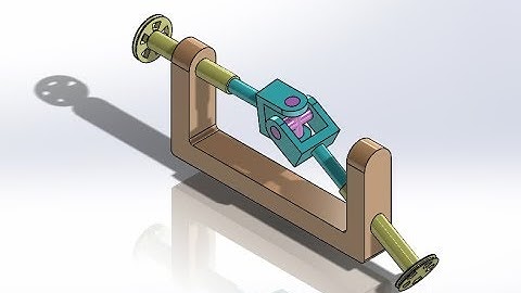Assembly & Animation of Universal Joint in Solidworks