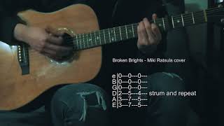 How To Play Broken Brights - Miki Ratsula/Angus Stone - Guitar Tabs