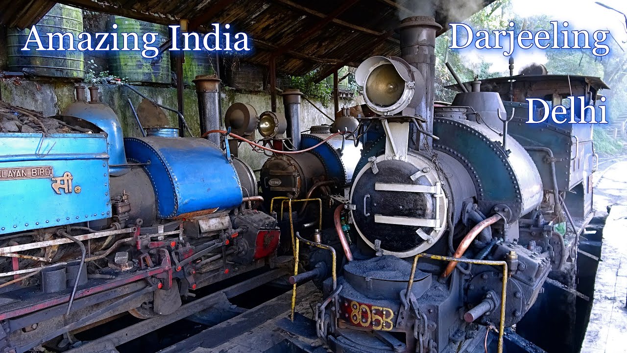 India on and off the Rails, Darjeeling Himalayan Railway, Darjeeling and Highlights from Delhi - 4K