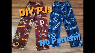 DIY PJs! No Pattern Needed!