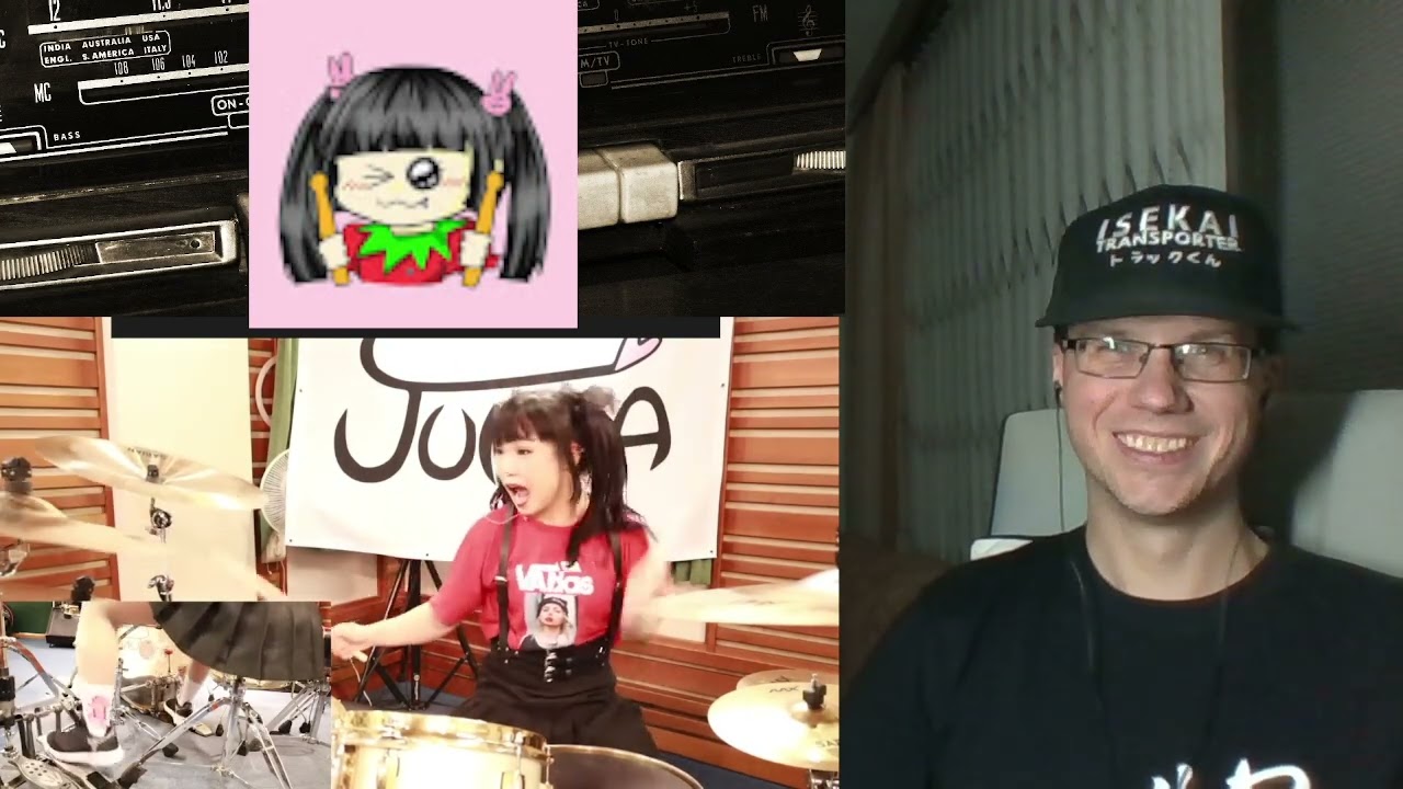 Reaction - 【 JUNNA 】Through The Fire And Flames / DragonForce - Drum Cover