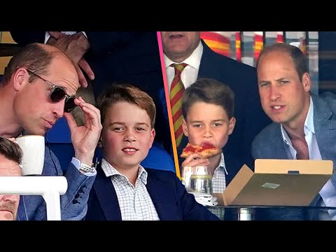 Prince George Enjoys Pizza and Cricket Match With Dad Prince William