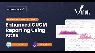 Enhanced CUCM Reporting Using SCSR
