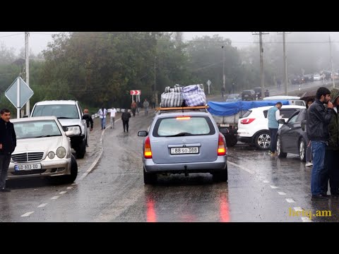 Fleeing Karabakh: Displaced Armenians Take What They Can