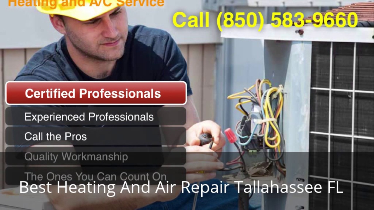 Best Heating And Air Repair Tallahassee FL (850) 5839660 YouTube
