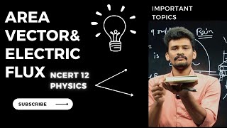 Electric Flux and Area Vector@torquephysics_by_jithin