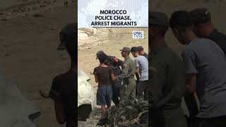 WATCH: Morocco Police Chase, Arrest Migrants Attempting To Cross Into Spain's Ceuta | N18G