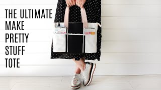 The ULTIMATE &quot;Make Pretty Stuff&quot; tote bag // by Heidi Swapp