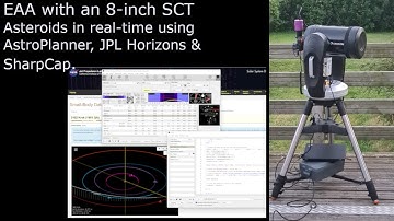 Astronomy EAA - Real-time Asteroid Identification (AstroPlanner / JPL Horizons / SharpCap)