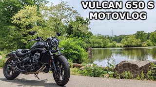 Vulcan 650 S Riding Motovlog to Davidsons Mill Pond Lake with CS Racing Exhaust