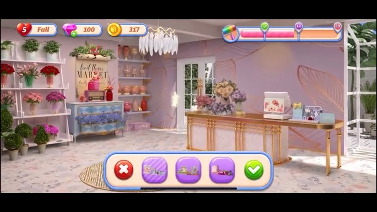 Let’s play a simple game! Flower shop game YouTube