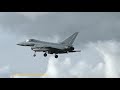 &#39;&#39;WIC&#39;&#39; GAF Eurofighters landings Leeuwarden Airbase EHLW